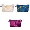 Pattern Portable Marble Makeup Bag Multi Functional Large Capacity Pouch Wash