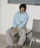 Travel Wrinkle Light Hoodie Zip-Up Blue