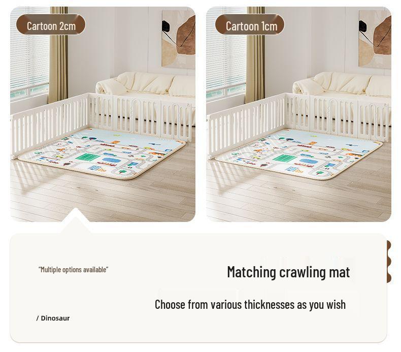 Indoor Baby Safety Playpen & Crawling Mat