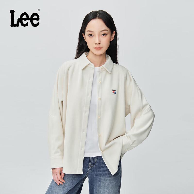 Lee Women's Relaxed Corduroy Raglan Long Sleeve Shirt Jacket
