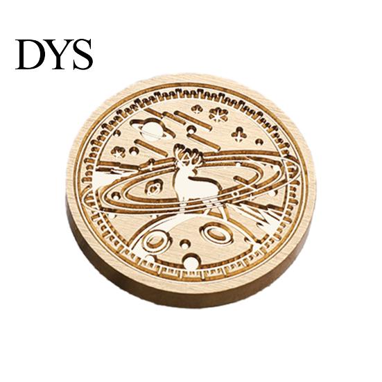 Metal Seal Heads for Scrapbooking Wax Sealing Copper Stamp Head, with Detailed Relief Texture, Round DIY Crafting Shaped Durable Brass Wedding