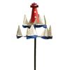 Garden PinwheelSailboats Pinwheel Windmill for Plant Flower Garden Decoration Art Wind Sculpture for Sailing Enthusiasts