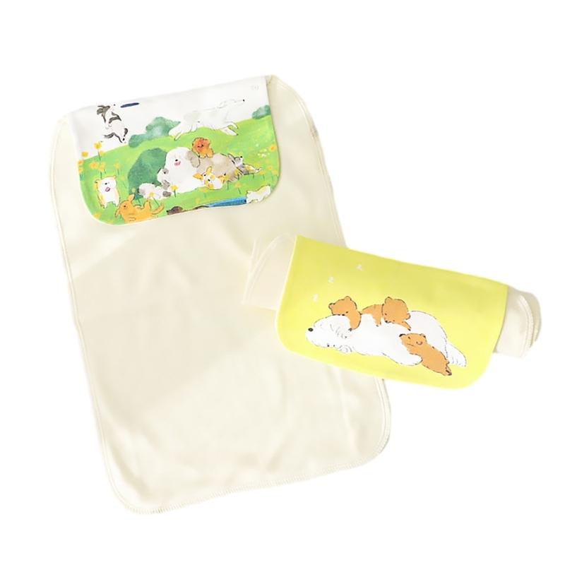 Set mit 2 sanften & saugfähigen Babyschweißhandtüchern, feuchtigkeitstransportierende Babyhandtücher, bunte & strapazierfähige Baumwolltaschentücher, Geschenk