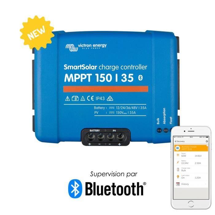 Solární regulátor nabíjení smartsolar mppt 150/35 (12/24/48v) - victron energy