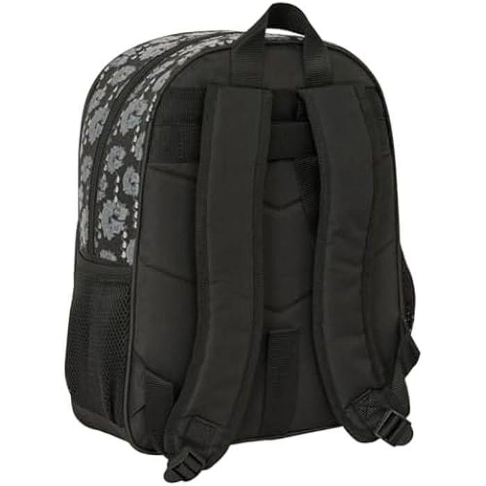 School Backpack - SAFTA - One Piece Pirates - Adaptable To Trolley - Comfortable - Black