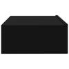 TV Stand with LED Lights Black 60x35x15.5 cm