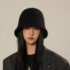 Autumn Winter Fisherman Bucket Hat Knit Winter Cap For Women, Foldable Beanie With Wide Brim, Outdoor  New