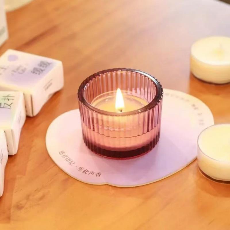 5535 Fine Line Wax Candle Cup: Aroma Tea Light Holder - Home Fragrance - Empty Cup Available