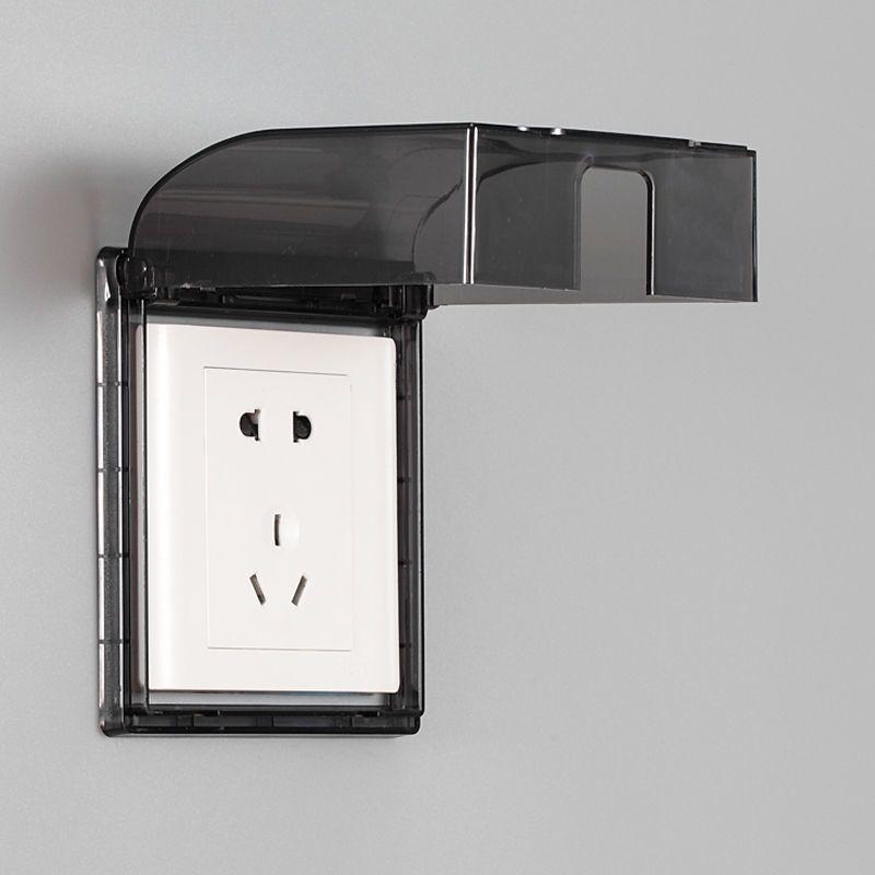 Universal Bathroom 86 Socket Box: Splash-Proof Switch Protector
