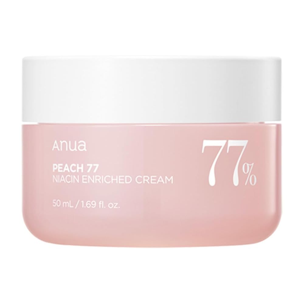 

Anua Peach Niacin Rich Moisture Cream 50ml Hydrating Brightening for Dry and Combination Skin