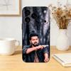 Thalapathy Vijay India Phone Case For iPhone 17,16,15,14,13,12,11 Plus,Pro,Max,Mini Silicone Black Soft Cover