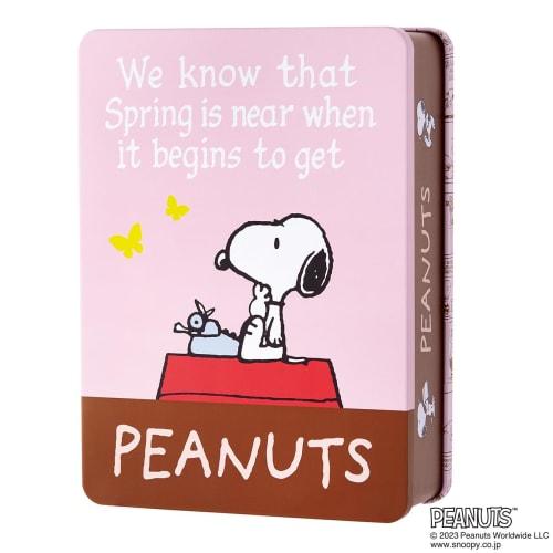 PEANUTS Snoopy-designed Tin Gift Set Featuring Three Popular Hand Creams (SNOOPY Peanuts, with Shea Butter, Moisturizing Hand Care, Perfect As a Gift)