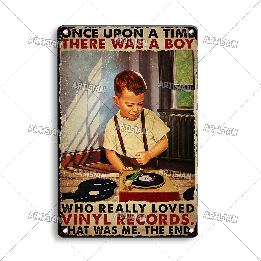 Artisian Music Metallschild Vinyl Blechposter Instrument Dekorative Platte Wanddeko Garage Bar Pub Club Hotel Café Küche Zuhause