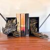 Dragon Bookshelf Decors Decorative Bookends Animal Statues Dragon Book Ends for Shelves Decors Unique Book Lover Gift