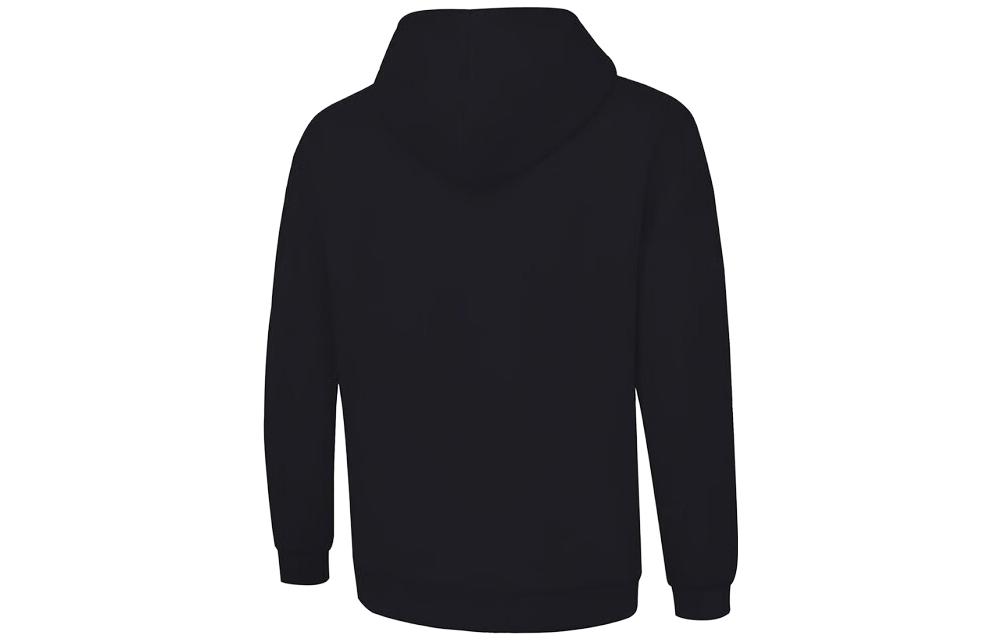 Li Ning Fitness Series Sweatshirts Men's Black Hooded Moderate AWDT987-1
