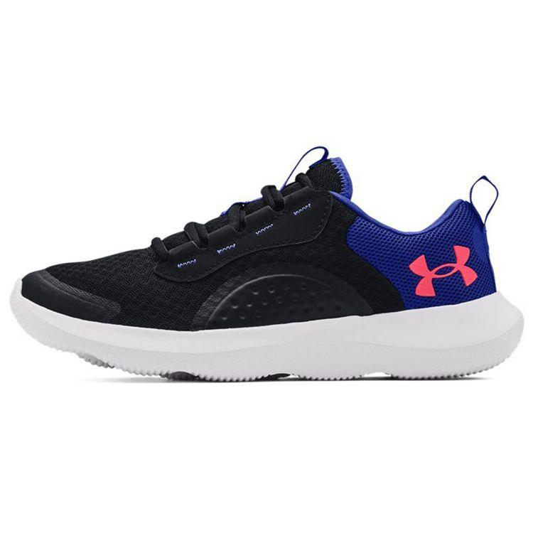 Under Armour Comfortable Non-Slip Durable Breathable Low-Top Running Shoes Women sneaker Black Blue 3023640-003