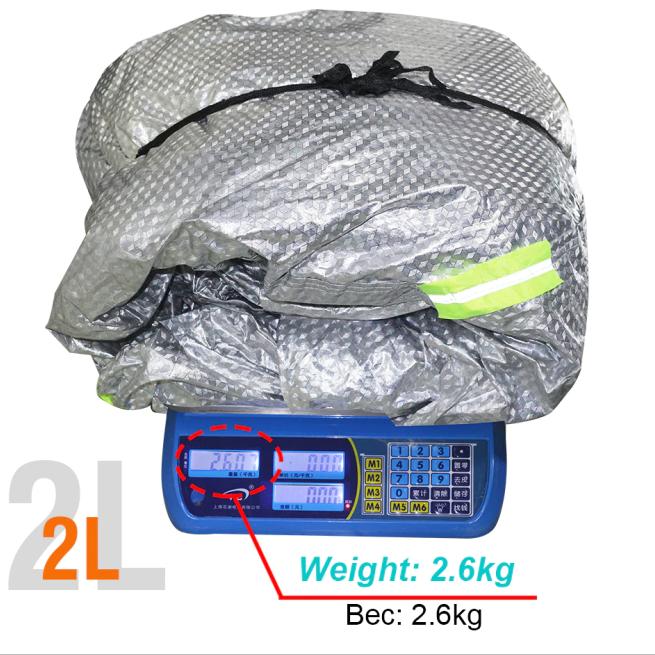 Universal 3 Layer Car Cover Waterproof All Weather UV Protection Windproof Outdoor Full Car Cover Fit Hatchback Sedan SUV MPV