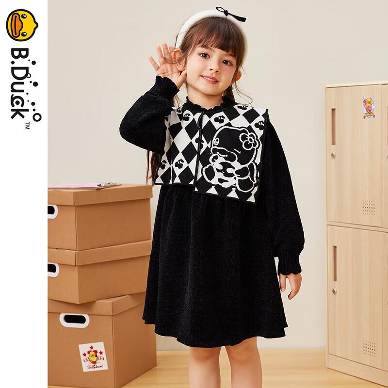 B.Duck Girls  Long Sleeve Princess Dress 110