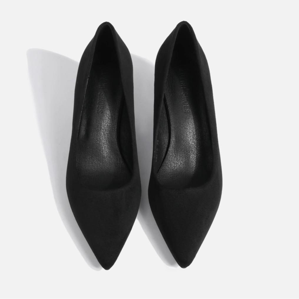 Wildleder High Heels Bequem Atmungsaktiv Frühling und Sommer Damenschuhe