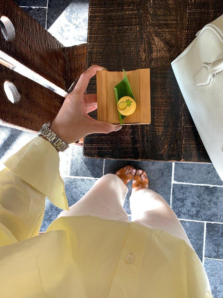Limon Lemon Green Tea Loose Shirt - Women’s Spring 2026 High-End Long Sleeve Top