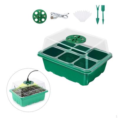 Gartenpflanze 6 Zellen pro Gärtner Anzuchtschale für schnelles Wachstum und gute Obsternte zu Hause