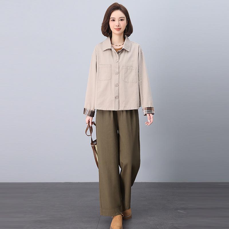 

Элегантный женский модный комплект-двойка Весна-Осень 2025 XXL