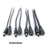 0.2M 0.18M 5.5x2.5MM 2pin DC Male Female 22/20/18/16awg Power Connector Plug Cable Wire Supply Repair Cable 5525 DC5525 Pigtails