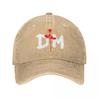 Gorra de Béisbol para Hombre y Mujer Banda DM Dave Gahan Martin Gore Sombreros Lavados Desgastados Gorra Actividades Gorra Snapback