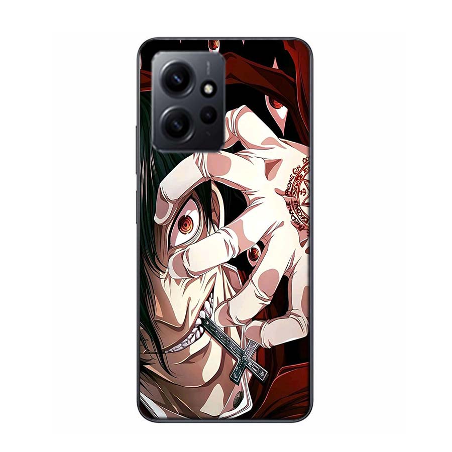 Alucard Helsing Phone Case For Redmi 12 13C 12C 15C 9 10 10C Note 13 Pro Plus 14 15 Pro 9T 9C 9A TPU Soft Cover Clear Cell Cases
