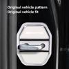 4pcs Silicone Car Door Lock Buckle Protector Cover For Mercedes Benz AMG A B C E G CLA W211 W203 W204 C260 E300L A200L GLC300 CL