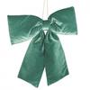 Teal Velvet Hanging Bow