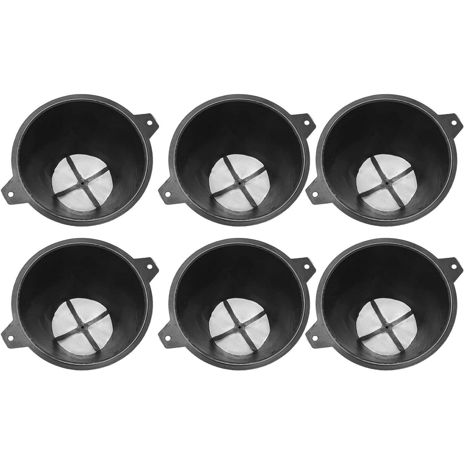 

Фильтр для краски на водной основе, диаметр 100/123/163 мм, пластиковый сетчатый фильтр для краски, устойчивый к коррозии, легко очищается с помощью тонкой нейлоновой ткани для покраски автомобиля 10cm,6Pcs чёрный