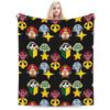 Super Soft Keroro Frog Cartoon Throw Blanket Premium Fleece Flannel Lightweight Bed Blanket Super Cozy Blankets All Season Use