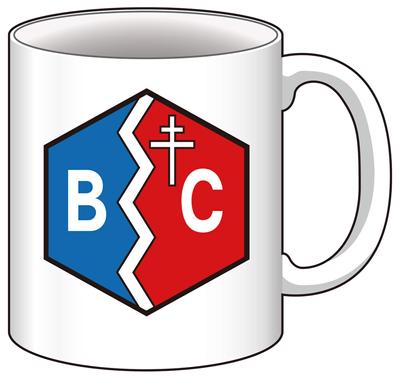 PLATZ Girls Panzer Final Chapter BC Freedom Academy School Emblem Mug Character Goods & GPG-83