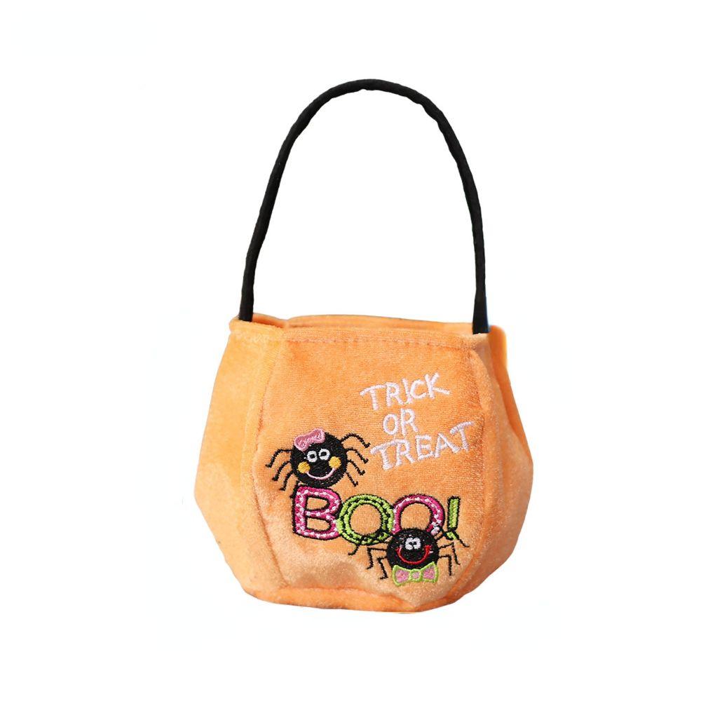 Bat Party Trick Or Treat Pumpkin Gift Basket Halloween Handbag Tote Bags Candy Bag Loot Bag