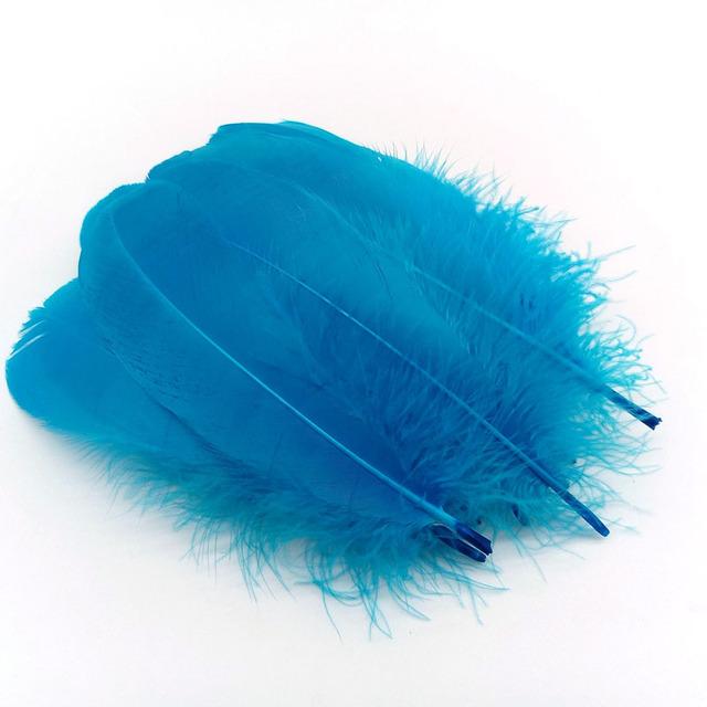 20pcs /Lot Goose Feathers For Crafts Diy Pluams Jewelry Making Wedding Clothing Decoration Accessories Needlework Plumes 15 .20cm