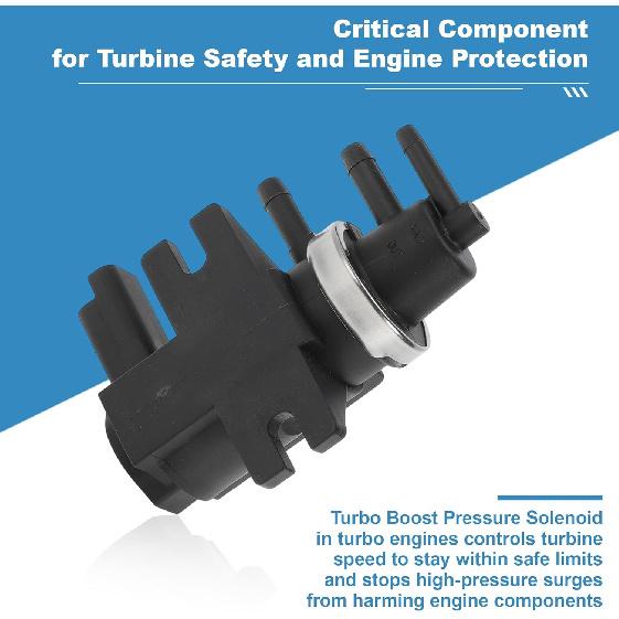 Turbo Pressure Solenoid Valve for Ford Focus Edge Fusion 2017-2019 for Lincoln MKX 2016-2018 for Lincoln Nautilus 2019-2023