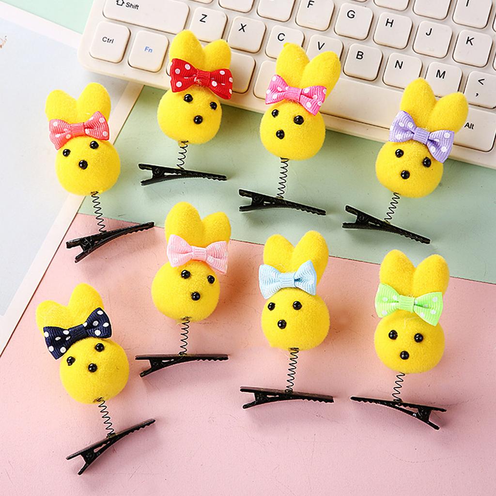 3D Tier Haarnadel Set von 5 für Mädchen Festival Niedliche Cartoon Hähnchen Seitenclip Erwachsene Kinder Familientreffen Party Haarnadel