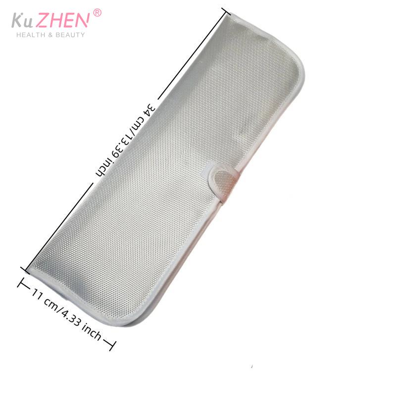 1*Portable Anti-Heat Mats Heat Resistant Mat Pouch For Hair Straightener Flat Iron Curling Iron Prevent Burns Styling Organizer
