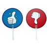 8pcs Yes/No KT Board Right/Wrong Hand Held Response Card Hold Up The Sign  School Competition