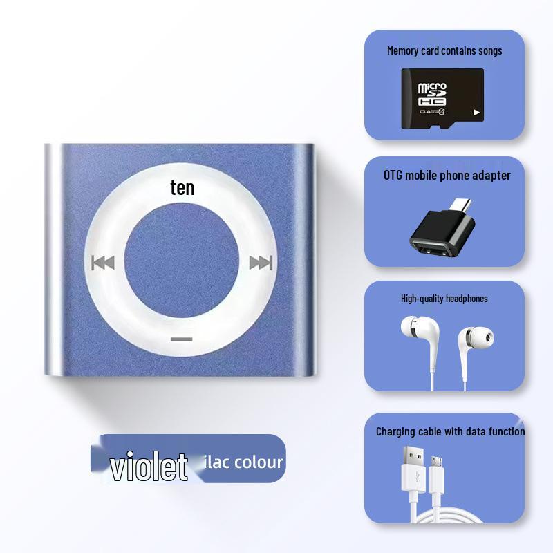 Portable Mini MP3 Player for High School Students - Music & English Listening