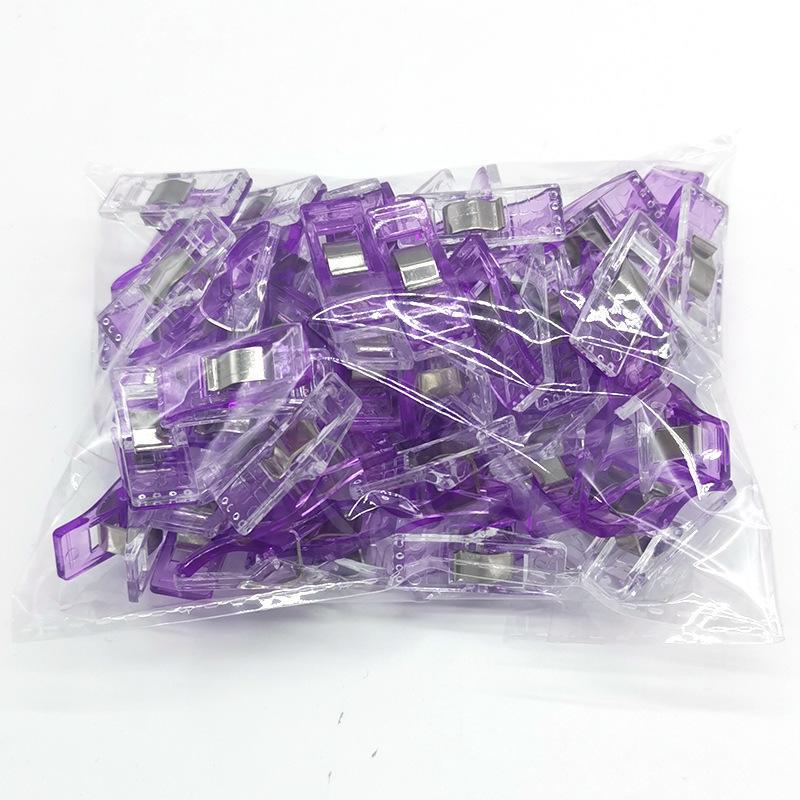 Colorful Plastic Sewing Clips for Cross-Border Japanese Hemming, Patchwork, and Fixing - AXE Clips