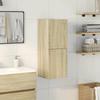 VidaXL Bathroom Cabinet Sonoma Oak 30x30x80 Cm Chipboard, Bathroom Storage Cabinet, Bath Cabinet, 849634