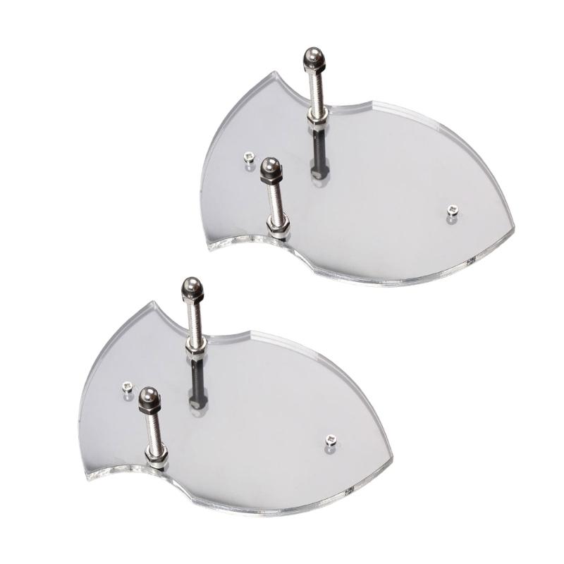 2pcs Acrylic Swords and Axes Wall Mount Holder Vertical Decorative Rack Collectibles Display Stand Decoration Holder