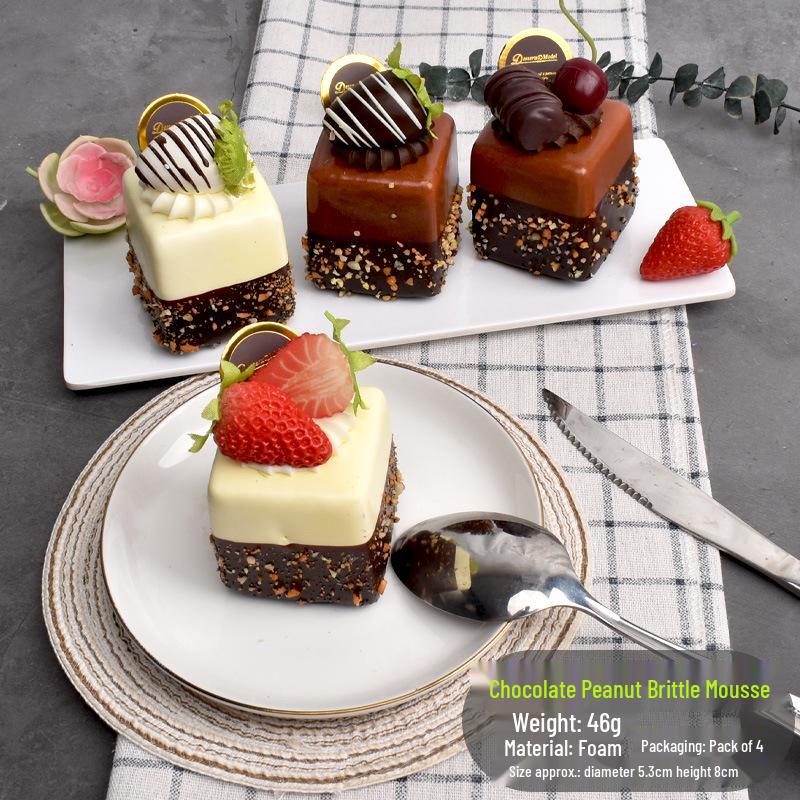 Fake Fruit Cake Toy: Squeeze Toy & Baking Display Prop for Kids