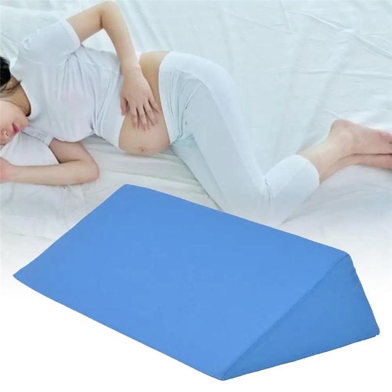 Triangle Position Roll Over Pad for Elderly Patients High Density Sponge Pad Rehabilitation Side Pad Triangle Pillow Supports