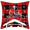 New Christmas Sofa Pillow Cover Home Animal Letter Print Bedside Pillow Cover