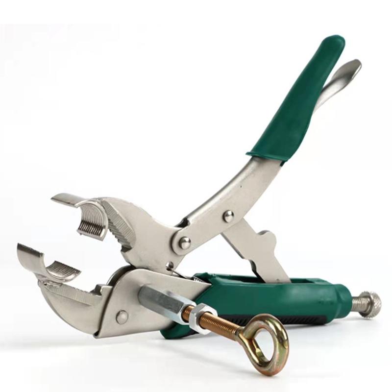 150x65mm Comfortable Handle Welding Pipe Plier Chrome Vanadium Alloy Steel Special Tools for Floor Heating Repair