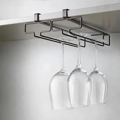 Weingläserhalter Barkeeper Stielgläser Hängende Regale Unter Schrank Stielgläser Organizer Glas Kelch Eisenregal Bar Küchenwerkzeuge