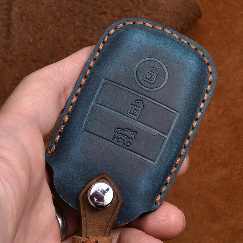 Kia Key Cover for Zhi Pao 3/5, Pao 4, Yi - Genuine Leather Shell
